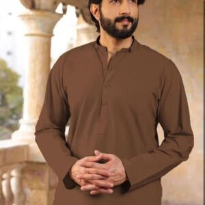 Men Bron cotton sotton plain suit