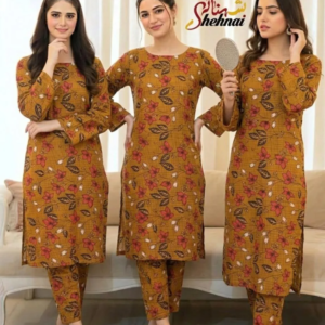 Women's unstitched 2 pcs