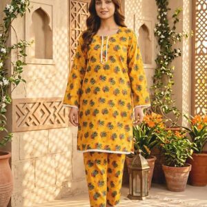 Lawn cotton 2 piece suit Medium Size